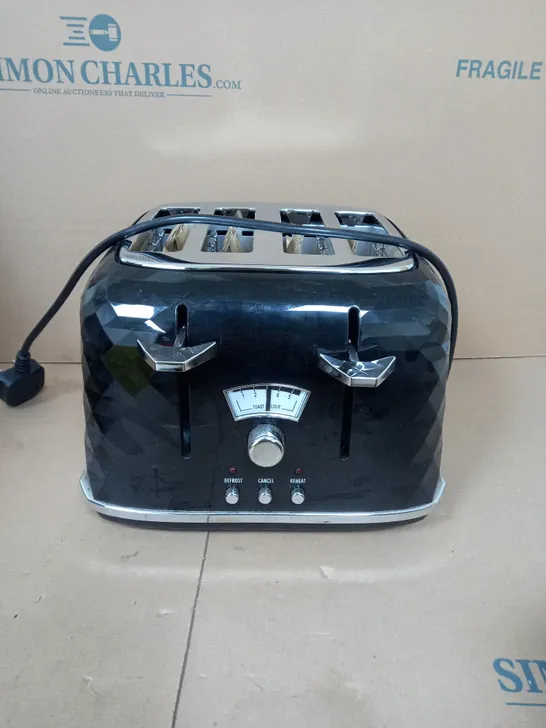 BOXED DELONGHI CTJ 4003 TOASTER IN BLACK