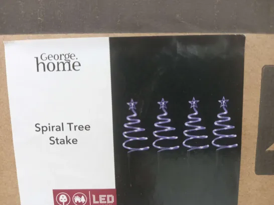 LOT OF 5 BOXED BRAND NEW SPIRAL TREE STAKE 