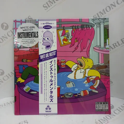 WHITE GIRL WASTED - SEALED INSTRUMENTALS VINYL 