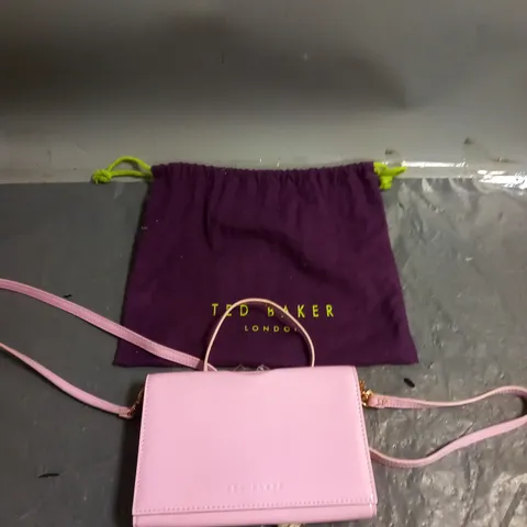 TED BAKER PURSE PINK PATENT BAG