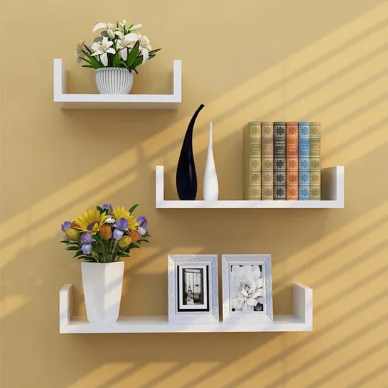 BOXED CAUGHEY 3 PIECE FLOATING SHELF (1 BOX)