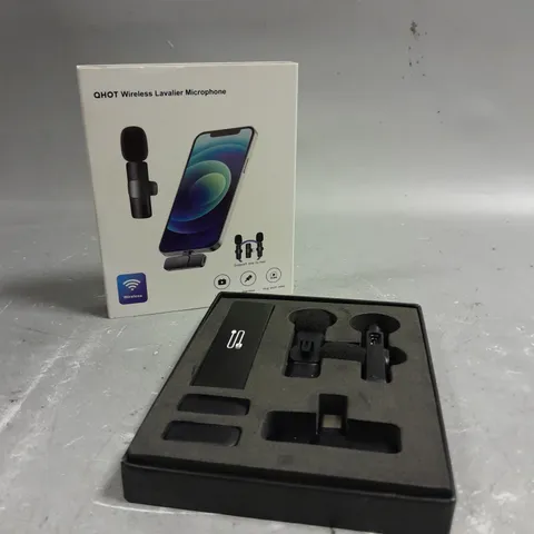 BOXED QHOT WIRELESS LAVALIER MICROPHONE 