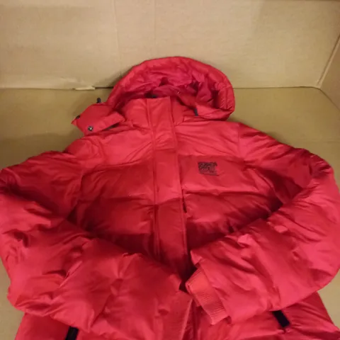 SUPERDRY SPORT RED BUBBLE JACKET SIZE 10