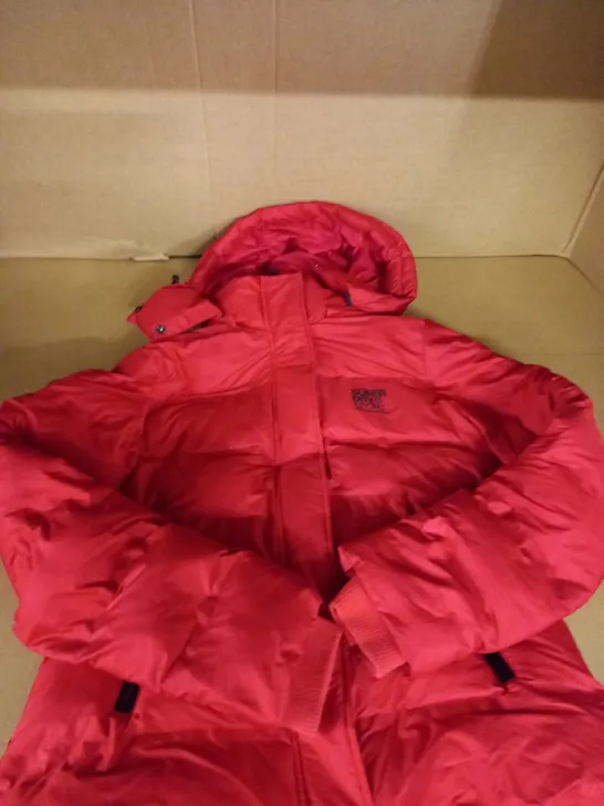 SUPERDRY SPORT RED BUBBLE JACKET SIZE 10