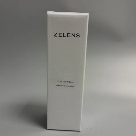  BOXED AND SEALED ZELENS GLACIER FOAM RENEWING CLEANSER 150ML 