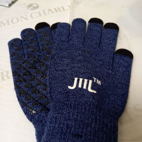 JIIL TOUCH SCREEN COLD PROOF GLOVES NAVY BLUE x6