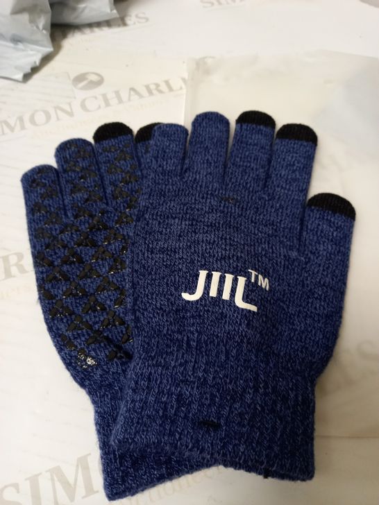 JIIL TOUCH SCREEN COLD PROOF GLOVES NAVY BLUE x6