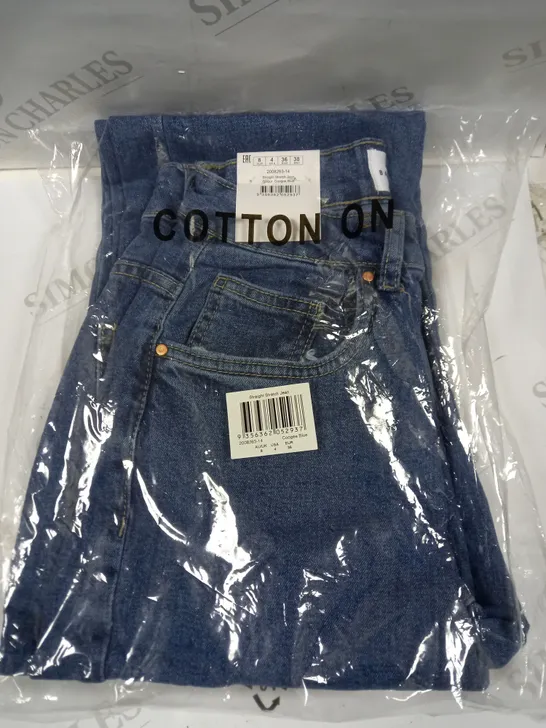 COTTON:ON STRAIGHT STRETCH JEANS - UK 8