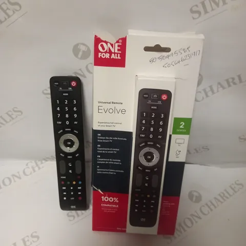 ONE FOR ALL EVOLVE UNIVERSAL REMOTE