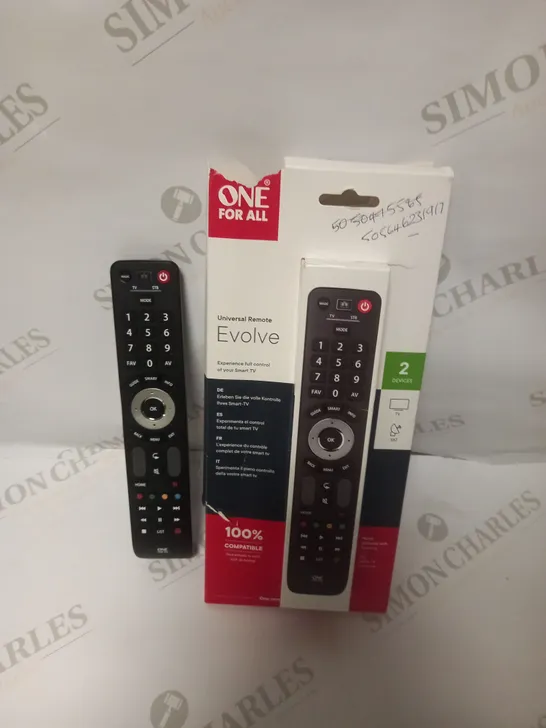 ONE FOR ALL EVOLVE UNIVERSAL REMOTE