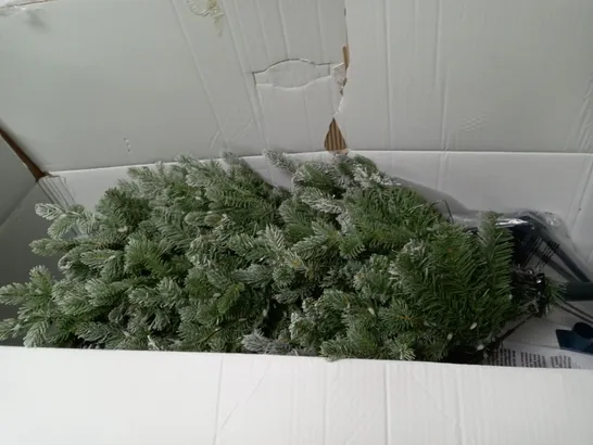 BOXED 5 FOOT SNOWKISSED PRE LIT CHRISTMAS TREE - COLLECTION ONLY 