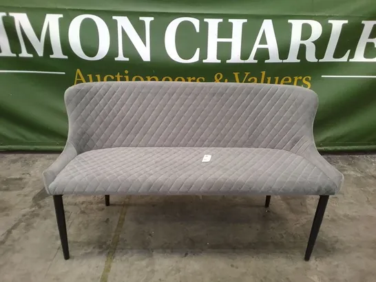 GREY FABRIC BENCH