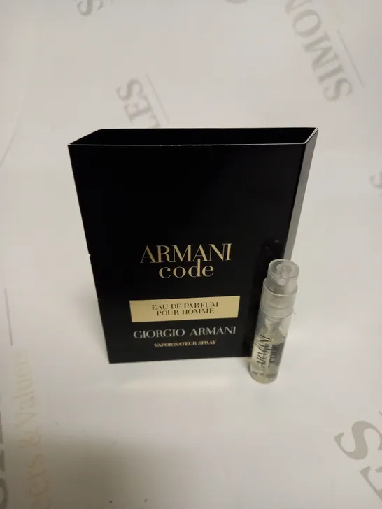 ARMANI CODE EAU DE PARFUM POUR HOMME  - SET OF 50 X 1.2ML