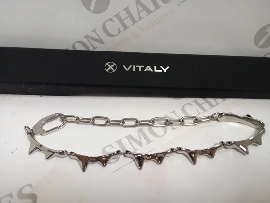 VITALY STAINLESS STEEL CHAOS NECKLACE - LARGE