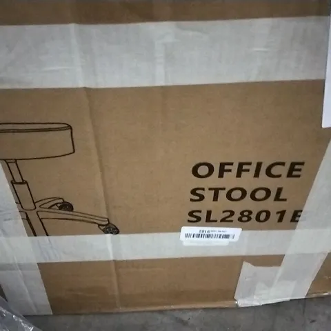 BOXED FURWOO OFFICE STOOL