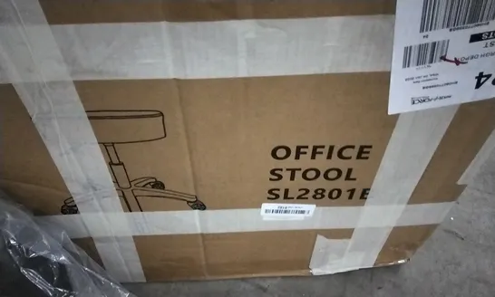 BOXED FURWOO OFFICE STOOL