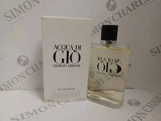 BOXED GIORGIO ARMANI ACQUA DI GIO MEN EAU DE PARFUM SPRAY - 200ML 