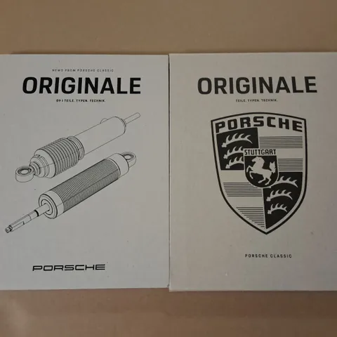 LOT OF 4 PORSCHE ORIGINALE BOOKS