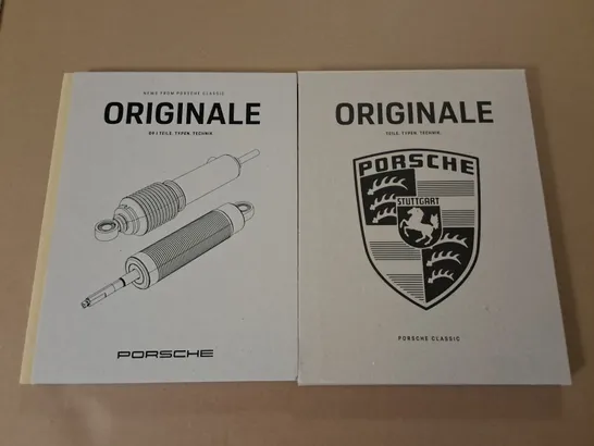 LOT OF 4 PORSCHE ORIGINALE BOOKS