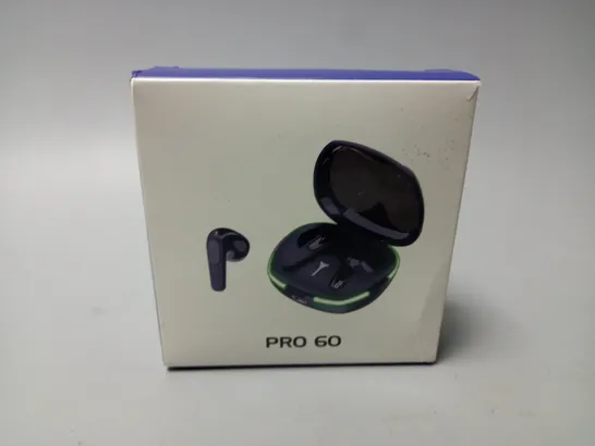 BOXED PRO 60 EARBUDS IN BLACK