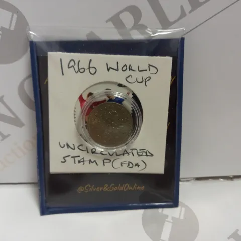 1966 WORLD CUP UNCIRCULATED COIN