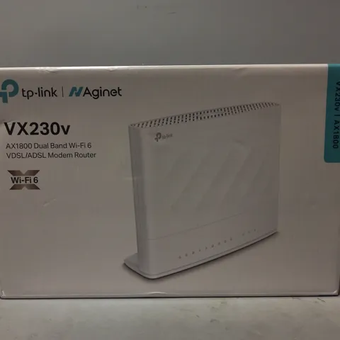 BOXED TP-LINK XV230V AX1800 DUAL BAND WI-FI 6 MODEM ROUTER