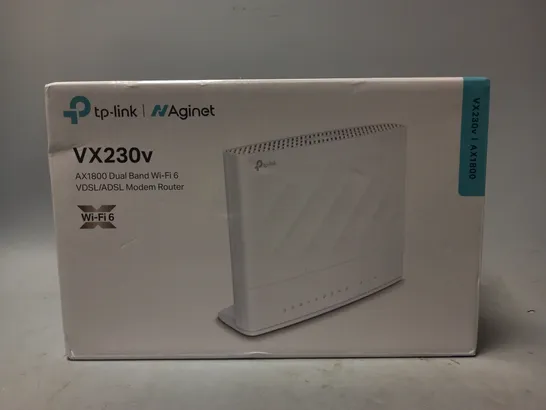 BOXED TP-LINK XV230V AX1800 DUAL BAND WI-FI 6 MODEM ROUTER