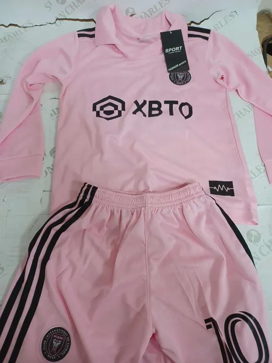 INTERNACIONAL MIAMI FOOTBALL CLUB KIT - MESSI 10 - KIDS SIZE 22