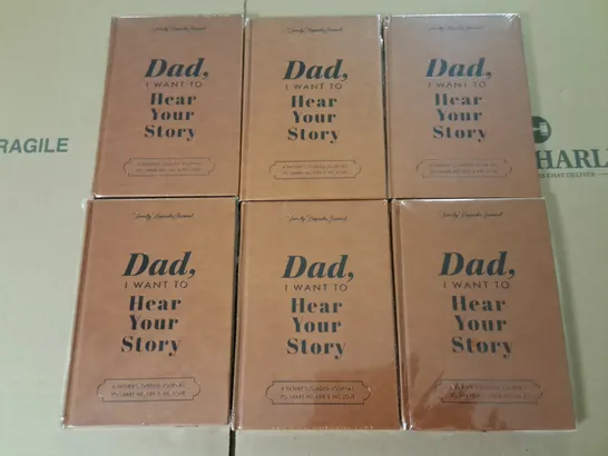 LOT OF APPROXIMATELY 60 SEALED DAD 1 WANT TO HEAR YOUR STORY JOURNALS