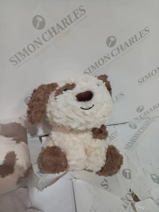 2 X PACKED DOG STUFFED ANIMAL TOY