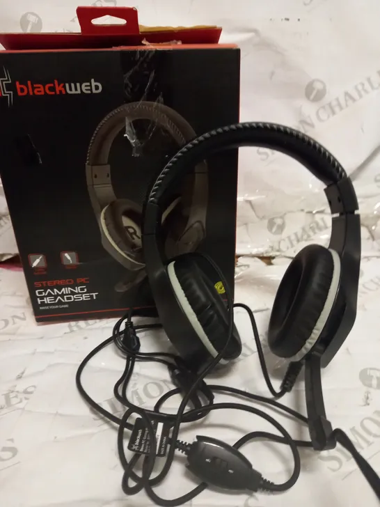 BLACKWEB STEREO PC GAMING HEADSET