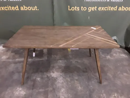 DARK OAK DINING TABLE 160×90CM