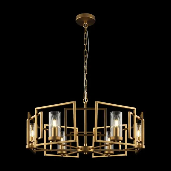 RIPLEY 6-LIGHT GEOMETRIC CHANDELIER 