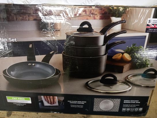 TOWER CERASURE GRAPHITE INDUCTION KITCHEN SET