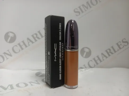 BOX OF 3 MAC COSMETICS GRAND ILLUSION GLOSSY LIQUID LIPCOLOURS #315 AUTUMN RESET 