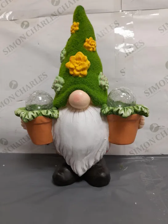 BOXED GARDEN REFLECTIONS SOLAR PLANTPOT GNOME