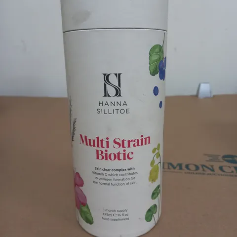 HANNA SILLITOE MULTI STRAIN BIOTIC FOOD SUPPLEMENT 475ML