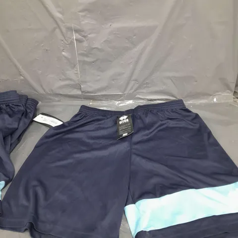 LOT OF FIVE ERREA BLUE SHORTS SIZE M