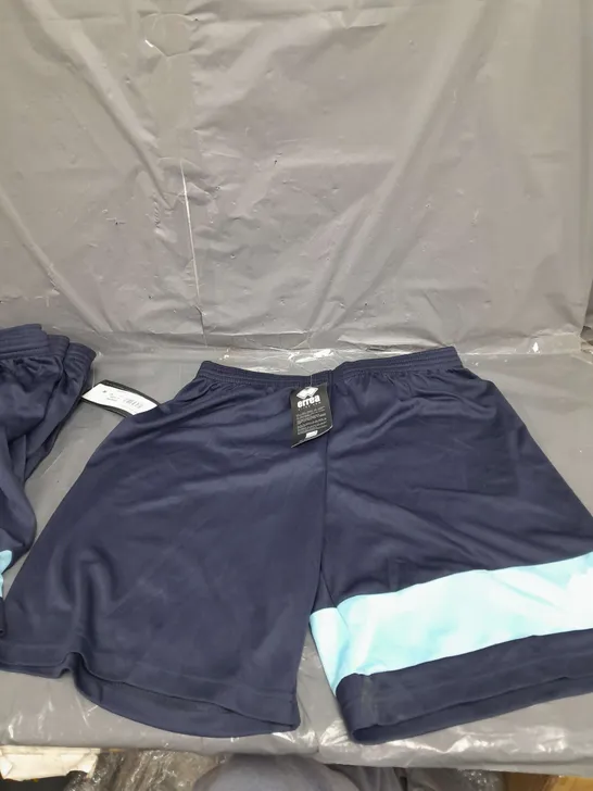 LOT OF FIVE ERREA BLUE SHORTS SIZE M