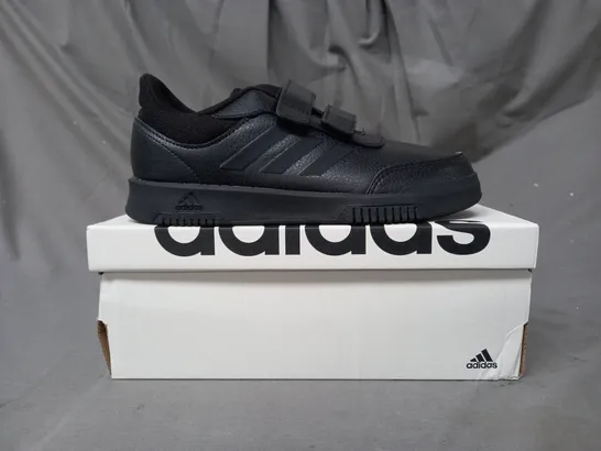 BOXED PAIR OF ADIDAS TENSAUR SPORT 2.0 SHOES IN BLACK SIZE 4.5