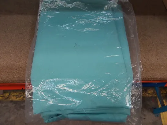 BAGGED VEEYOO SOLID POLYESTER TABLE CLOTH - TURQUOISE // SIZE UNSPECIFIED (1 ITEM)