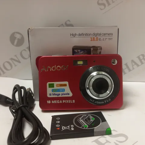 BOXED ANDOER HIGH DEFINITION DIGITAL CAMERA 