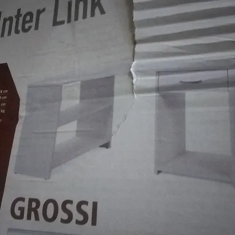BOXED GROSSI DESK WHITE 