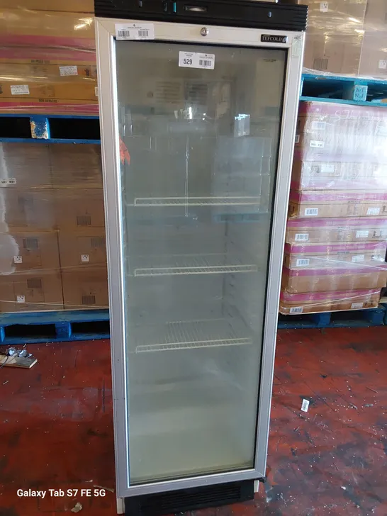 TEFCOLD UPRIGHT SINGLE DOOR DISPLAY FRIDGE