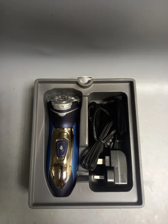 BOXED OMEGA RECHARGEABLE SHAVER