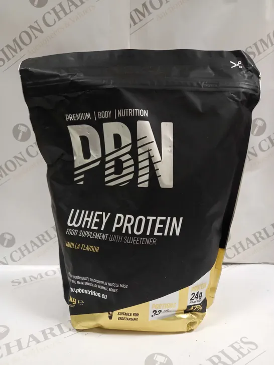 PBN WHEY PROTEIN VANILLA FLAVOUR 1KG