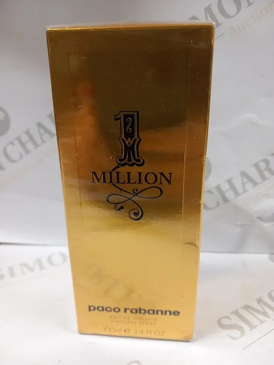 BOXED AND SEALED PACO RABANNE 1 MILLION EAU DE TOILETTE SPRAY 100ML