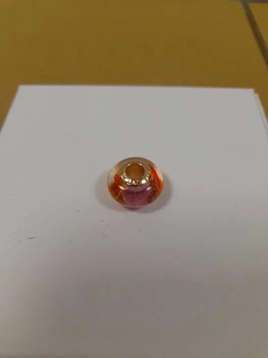 PANDORA GLITTERING SUNSET GLASS CHARM 