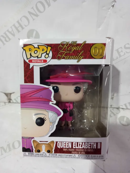 FUNKO POP ROYALS - THE ROYAL FAMILY 01 - QUEEN ELIZABETH II VINYL FIGURE