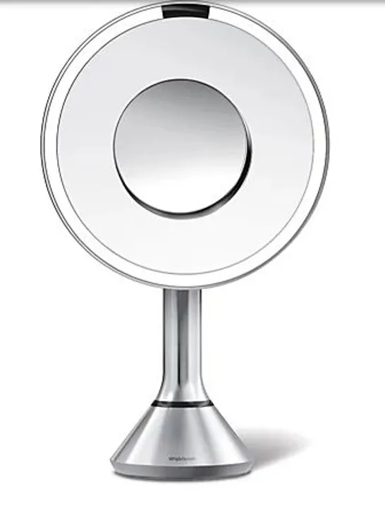 SIMPLEHUMAN 20CM SENSOR MIRROR WITH TOUCH-CONTROL BRIGHTNESS 10X MAG